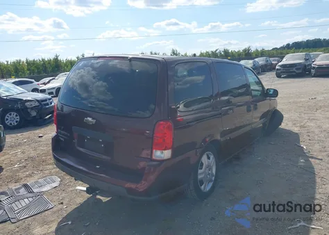 2008 Chevrolet Uplander Ls из США, поврежденный, VIN 1GNDV23WX8D200197